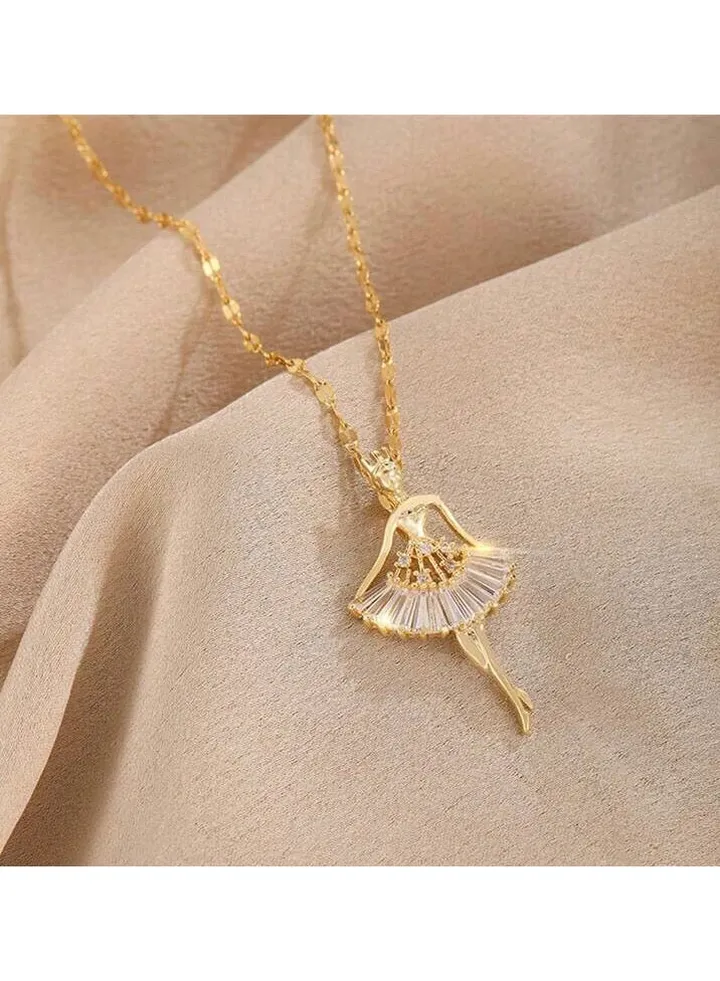 Elegant 18k Gold Plated Necklace For Women