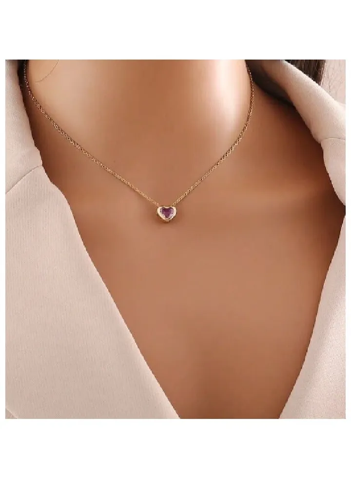 Trendy Stainless Steel Gold Plated Necklace For Women