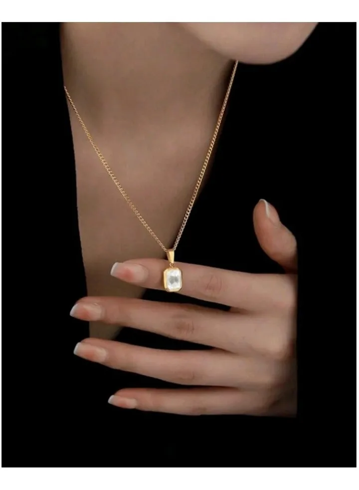 Trendy Stainless Steel Gold Plated Necklace For Women