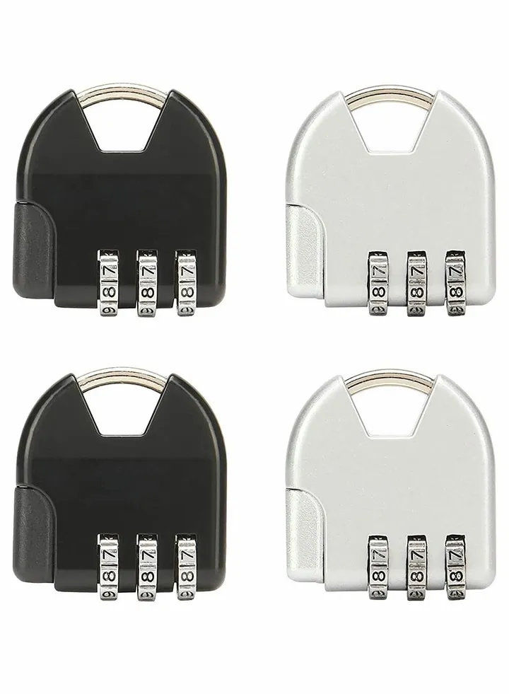 Luggage Locks, 4 Pcs Password Travel Lock