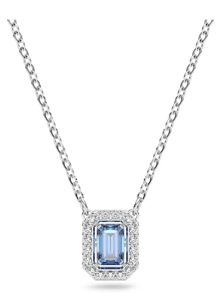 Swarovski Blue Crystal Pendant Necklace