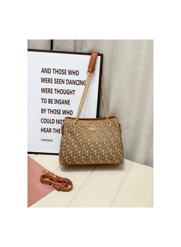 Leather Large Chain Tote bag