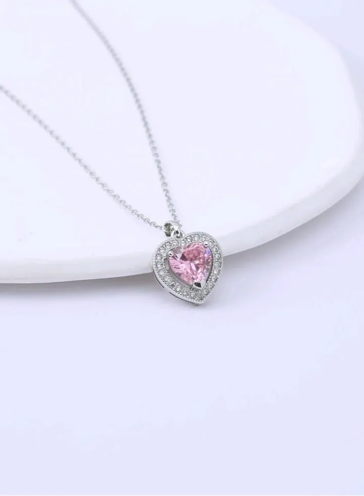 Trendy Stainless Steel Silver Plated Necklace For Women