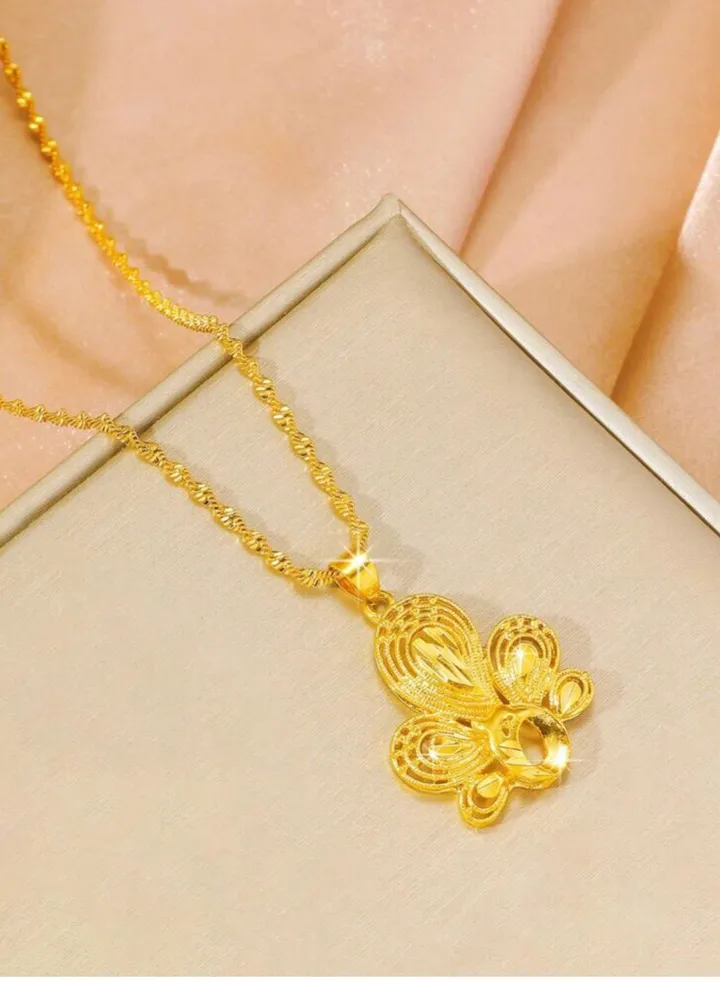 18k Gold Plated Necklace For Women