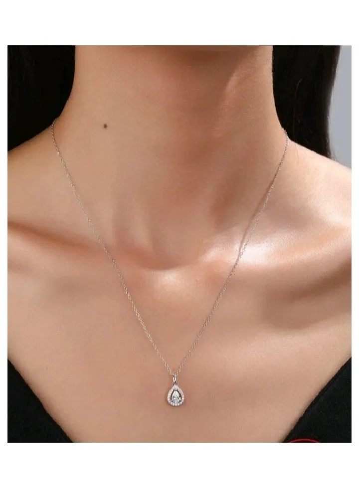 Women's Elegant 925 Sterling Silver Necklace