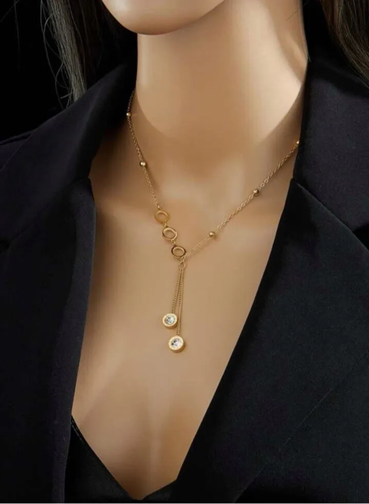 18k Gold Plated Stainless Steel Necklace