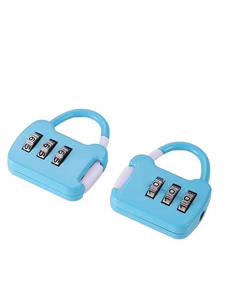 2-Piece Travel Lock - Blue