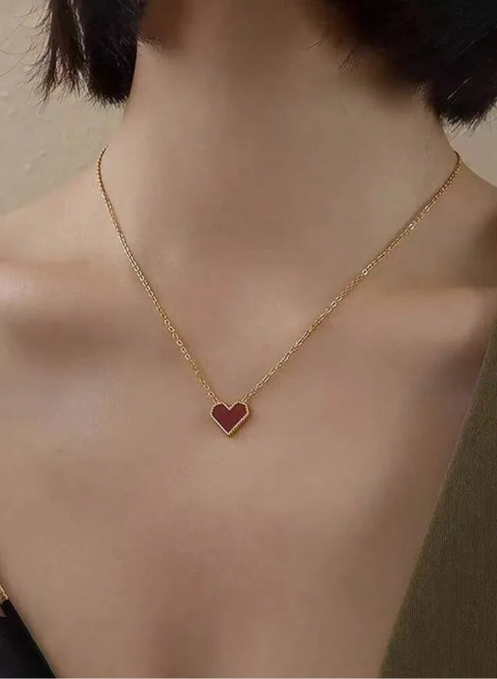 Stainless Steel Gold Plated Necklace For Women