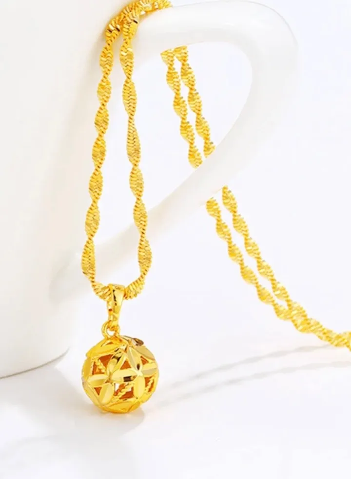 Elegant 18k Gold Plated Necklace For Women