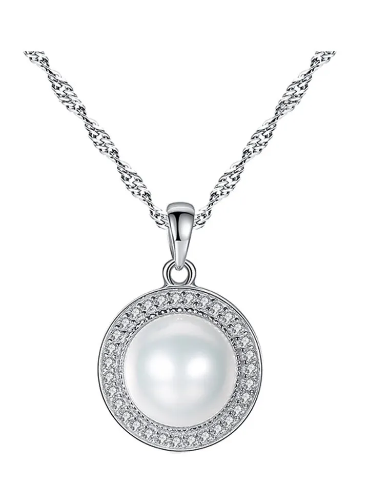 925 Silver Pearl Necklace