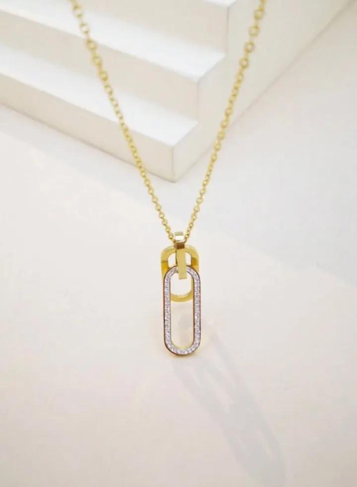 18k Gold Plated Stainless Steel Necklace