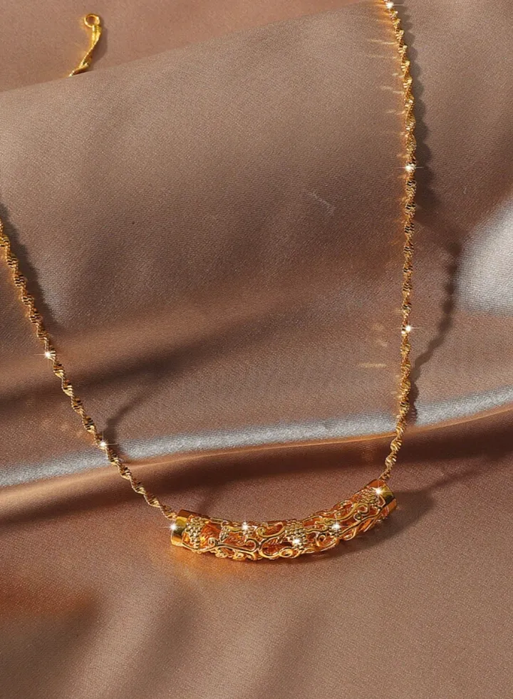 Elegant 18k Gold Plated Necklace For Women