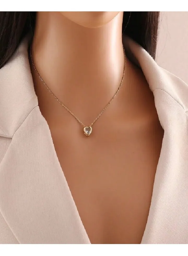 Trendy Stainless Steel Gold Plated Necklace For Women