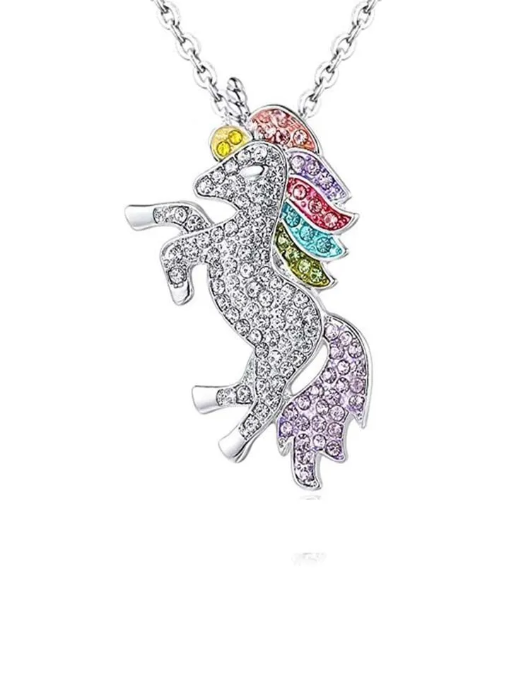 Unicorn Pendant Necklace Jewelry