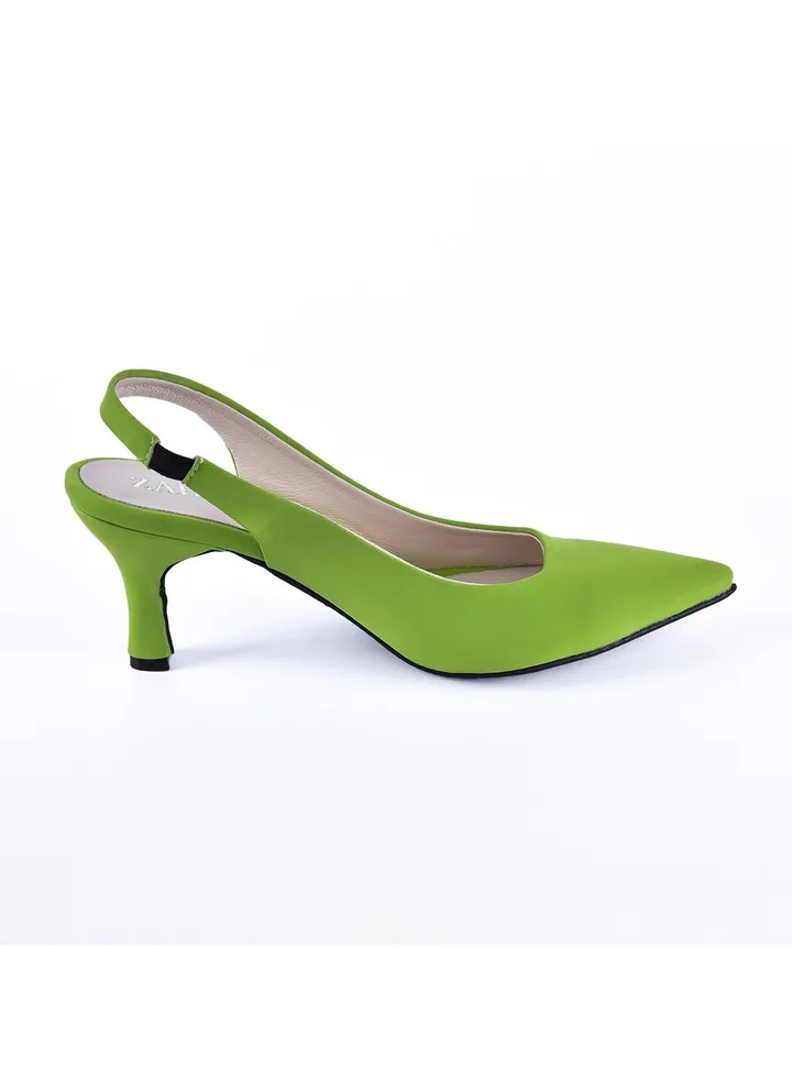 Heeled Sandal Snake Print Texture