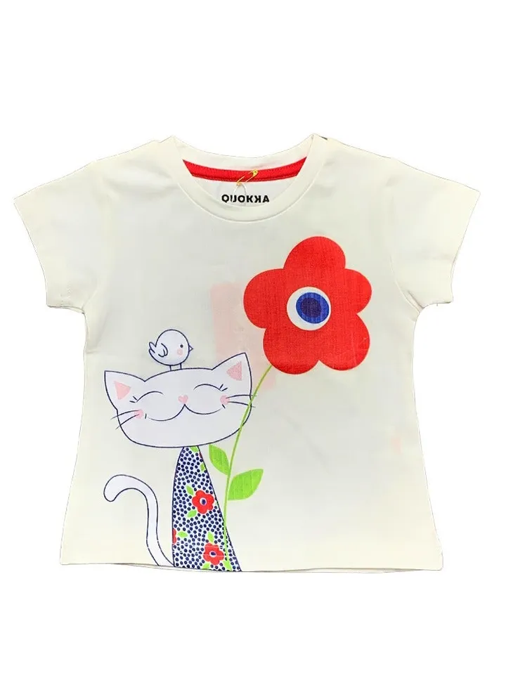 Quokka Baby Girls Blouse Printed White