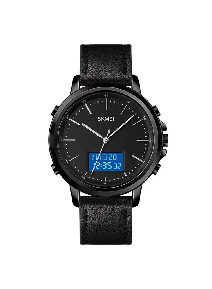 Men's 1652 Hot Selling Waterproof Outdoor Sport Wristwatch - 46 mm - Black