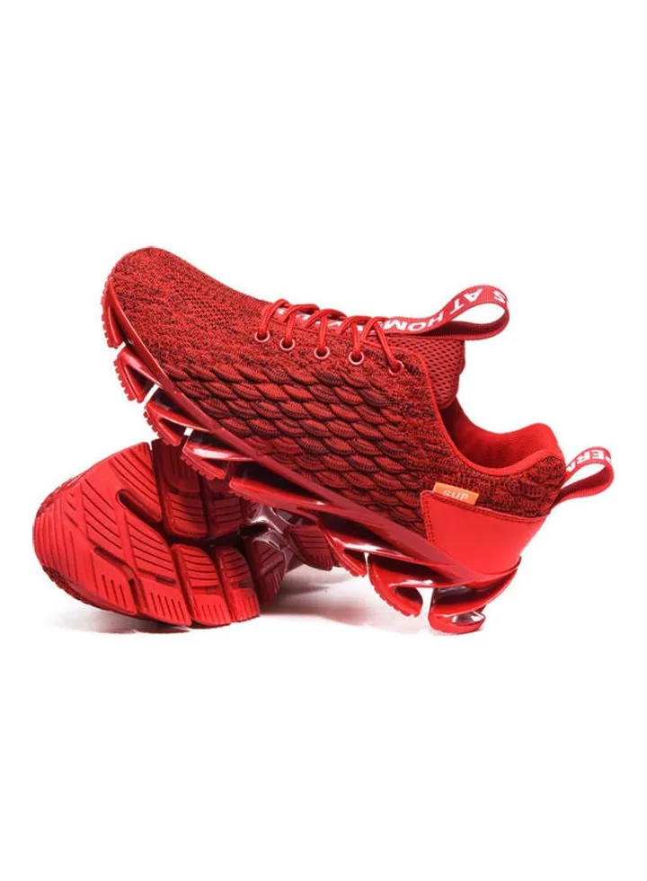 Breathable Mesh Running shoes Red