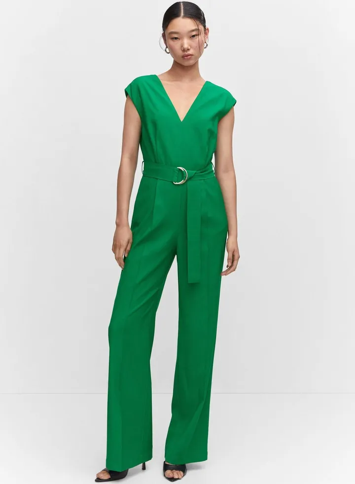 Belted Detail Jumpsuit