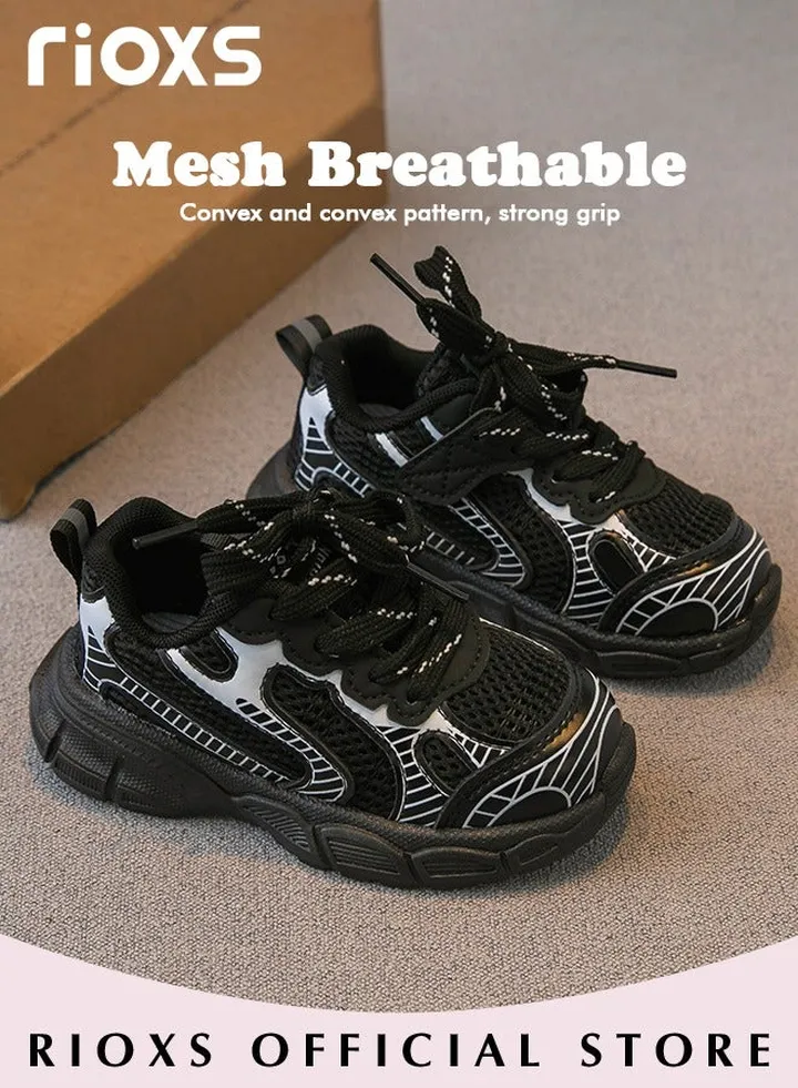 Kids' Sneakers Toddler Boys Girls Breathable Lightweight Running Sports Shoes Fashion Athletic Casual Shoes for School Casual Wear