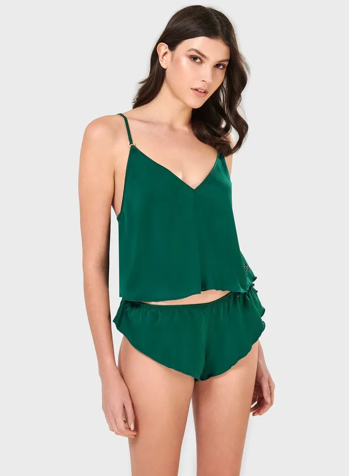 Strappy Cami Top & Shorts Set
