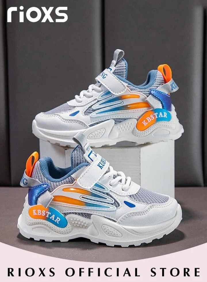 Kids' Sneakers Toddler Boys Girls Breathable Lightweight Running Sports Shoes Fashion Athletic Casual Shoes for School Casual Wear