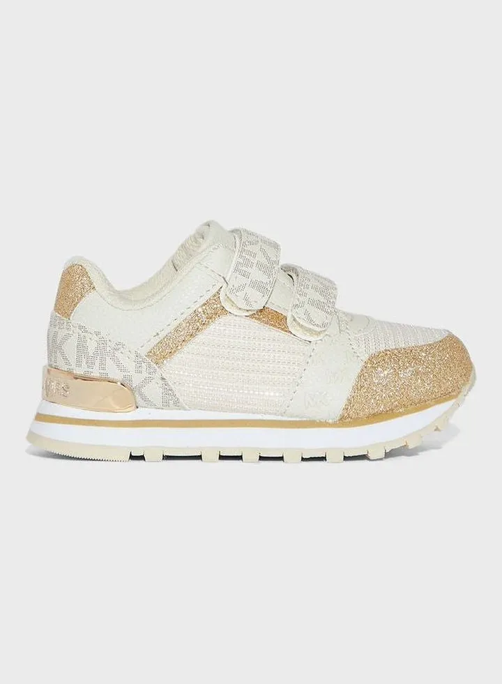 Kids Billie Low Top Sneakers Gold