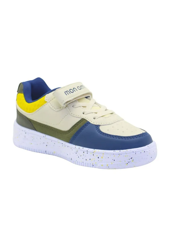 Mon Ami Girls and Boys Sneakers & Hook & Loop Unisex-Child Lace Up Sneakers for kids