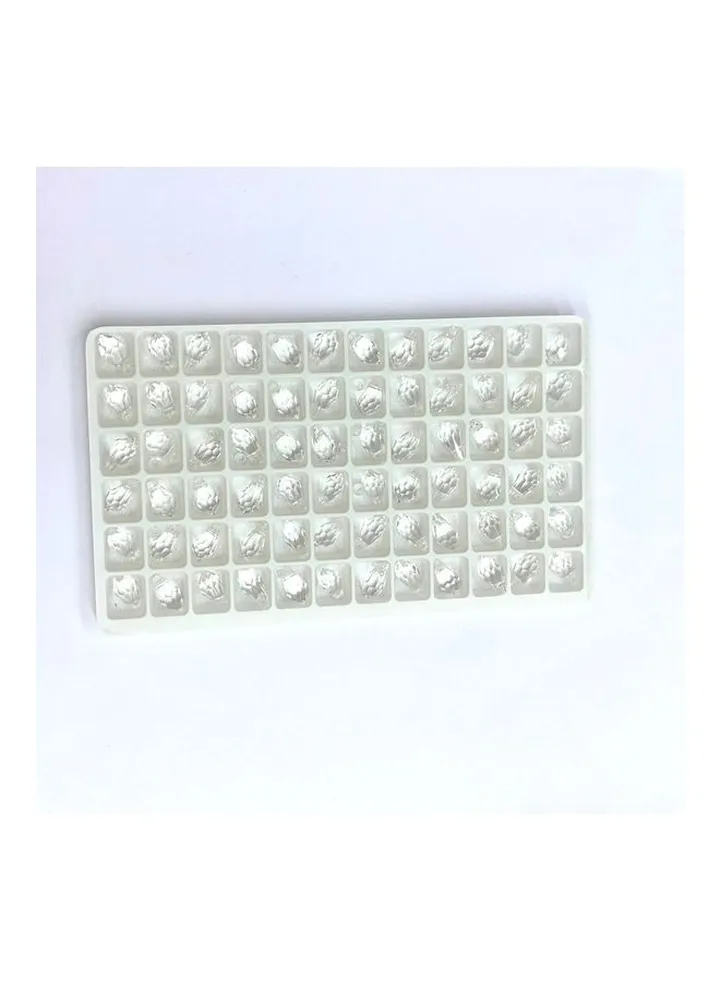 72-Piece Drop Shaped Glass Crystal