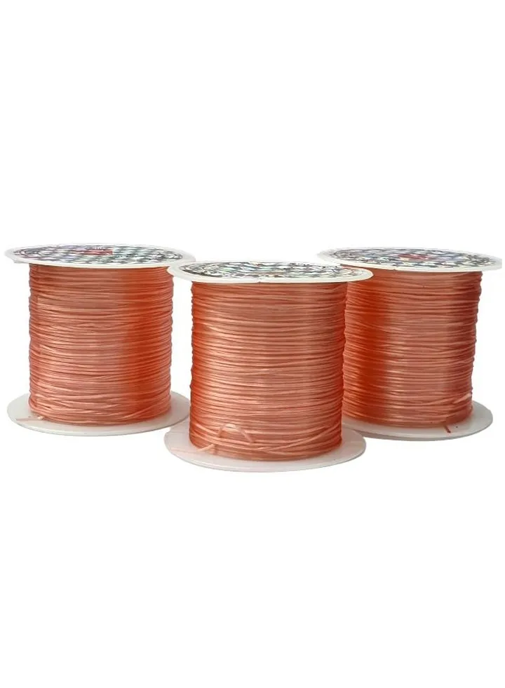 3-Piece Jewelry Cord Elastic Bracelet Rope or Beading Cord
