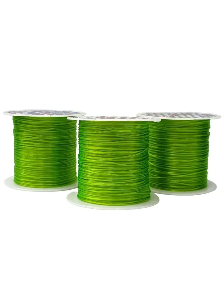 3-Piece Jewelry Cord Elastic Bracelet Rope or Beading Cord