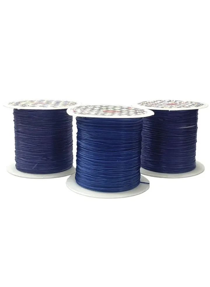 3-Piece Jewelry Cord Elastic Bracelet Rope or Beading Cord