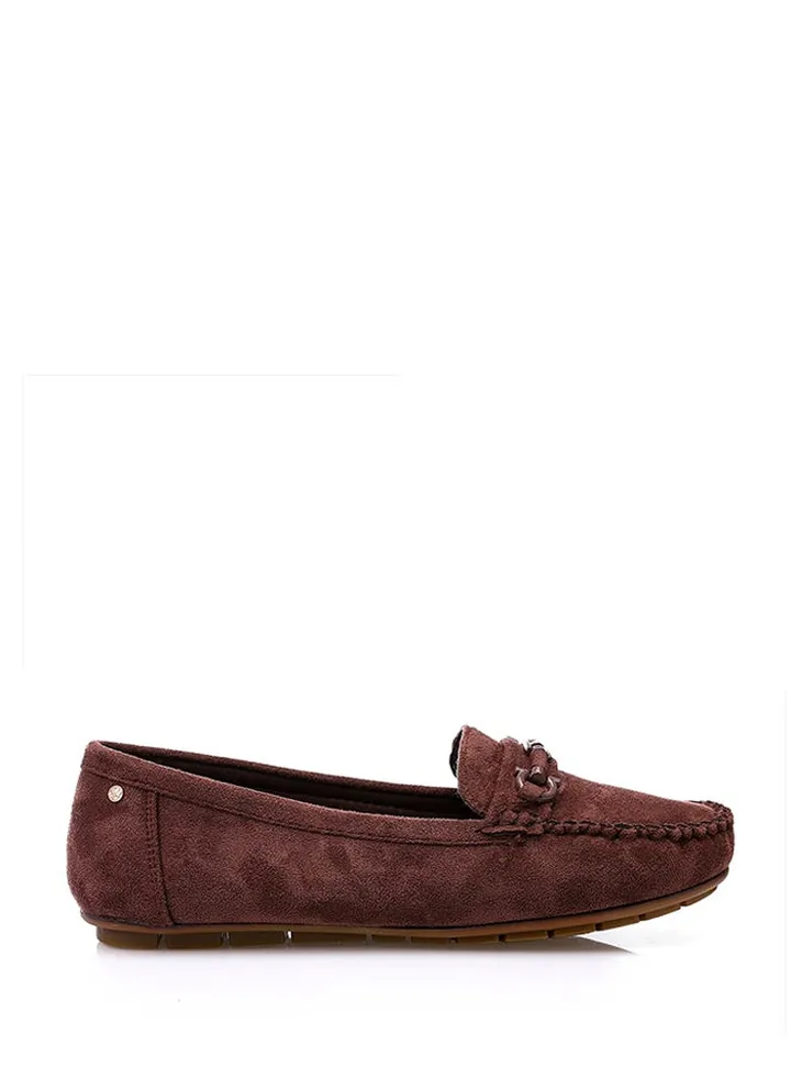 Women's Mono Colored Flat Loafers