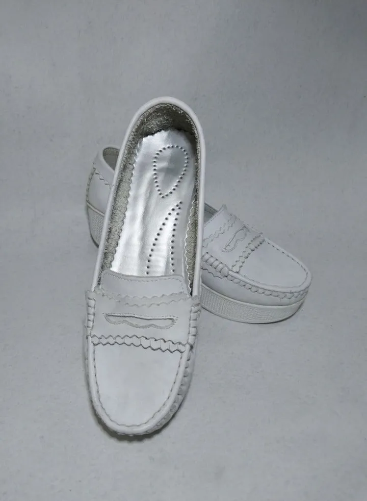 Women`s Leather Shoes 5 cm sole