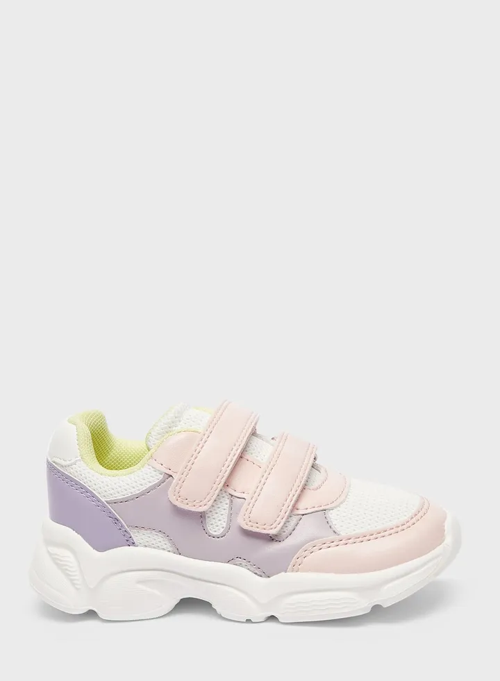 Kids Velcro Low Top Sneakers