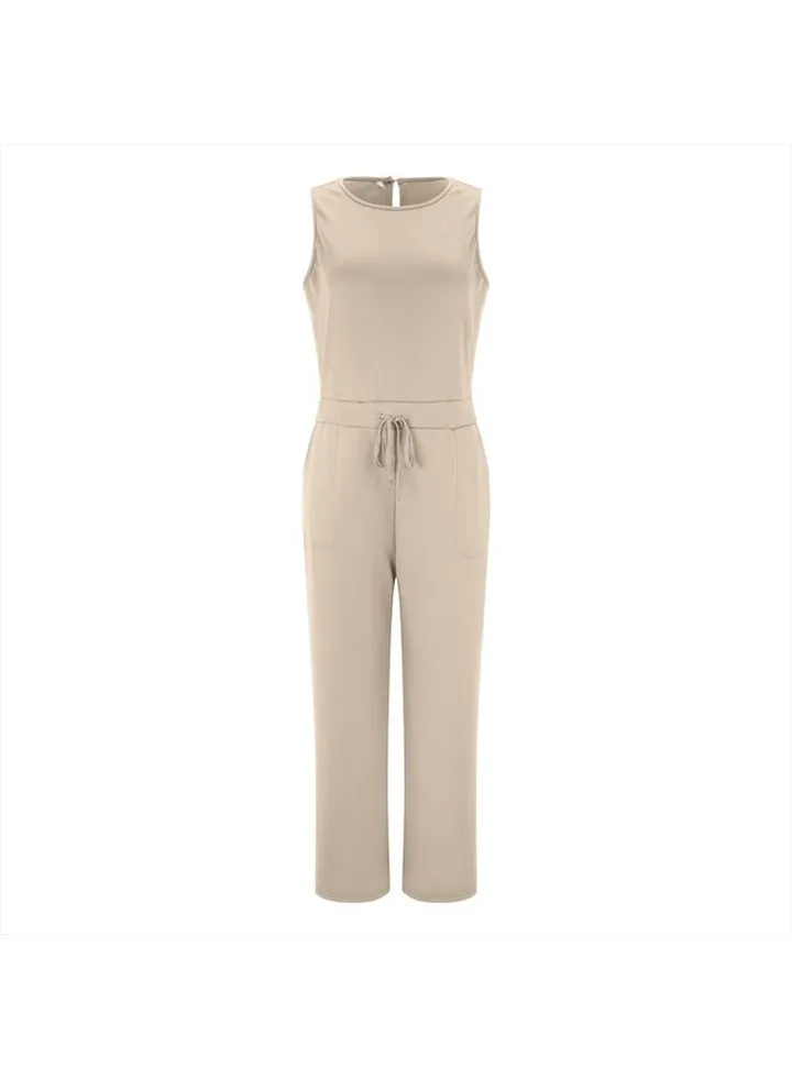 New Jumpsuits for Women 2023 The Air Essentials Jumpsuit Sleeveless Wide Leg Jumpsuits Belted Rompers with Pockets