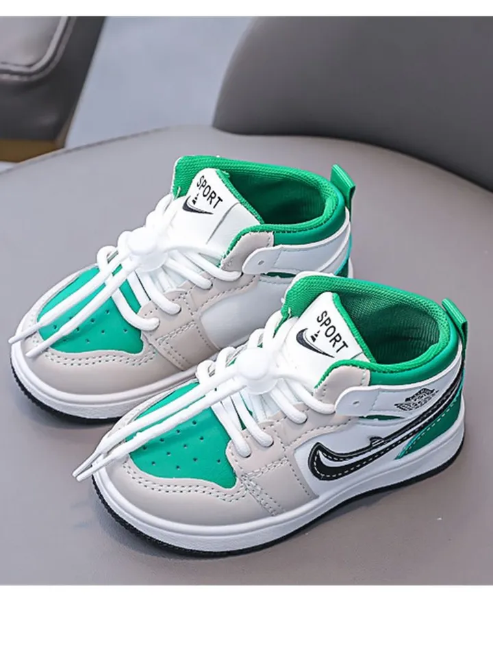 Casual Fashion Boys And Girls Sneakers Green