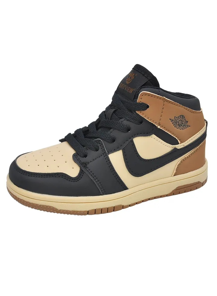 Sky View Kids Basketball Shoes Boys Girls High-Top Sneakers Non-Slip Sport Shoes