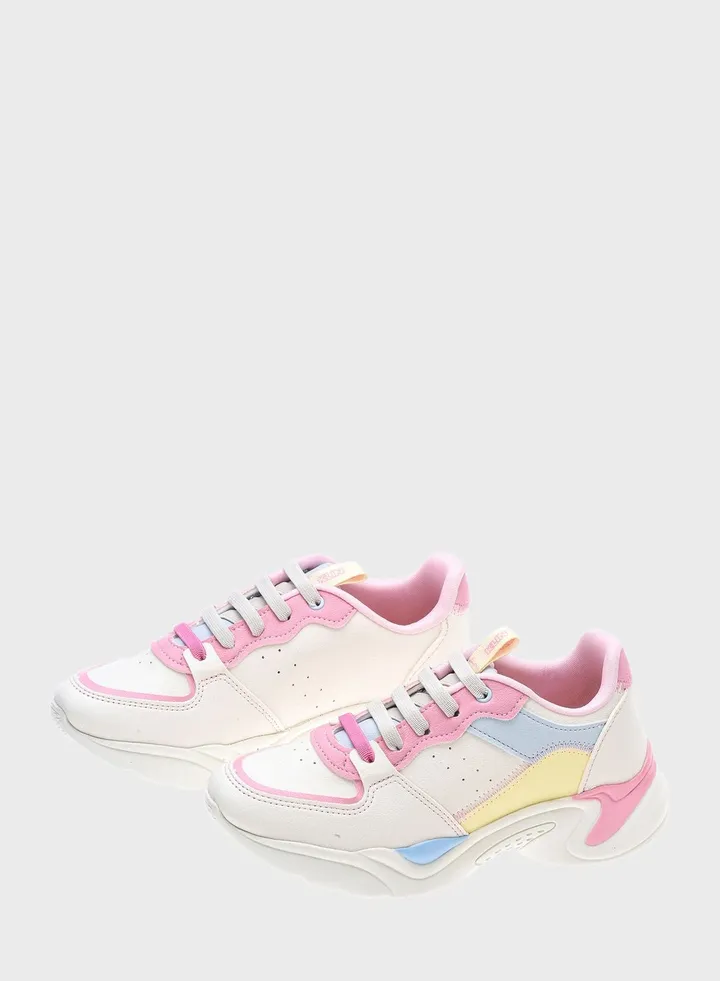Kids Low Top Lace Up Sneakers