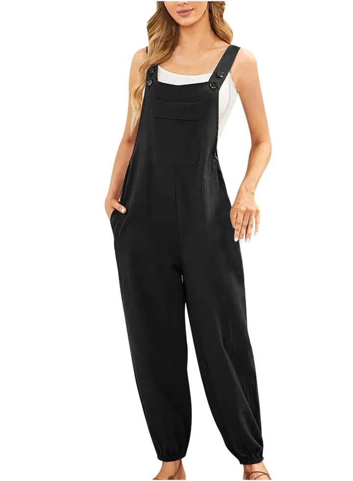 Women's New Fashion Suspenders Jumpsuit