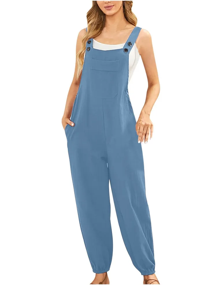 Women's New Fashion Suspenders Jumpsuit