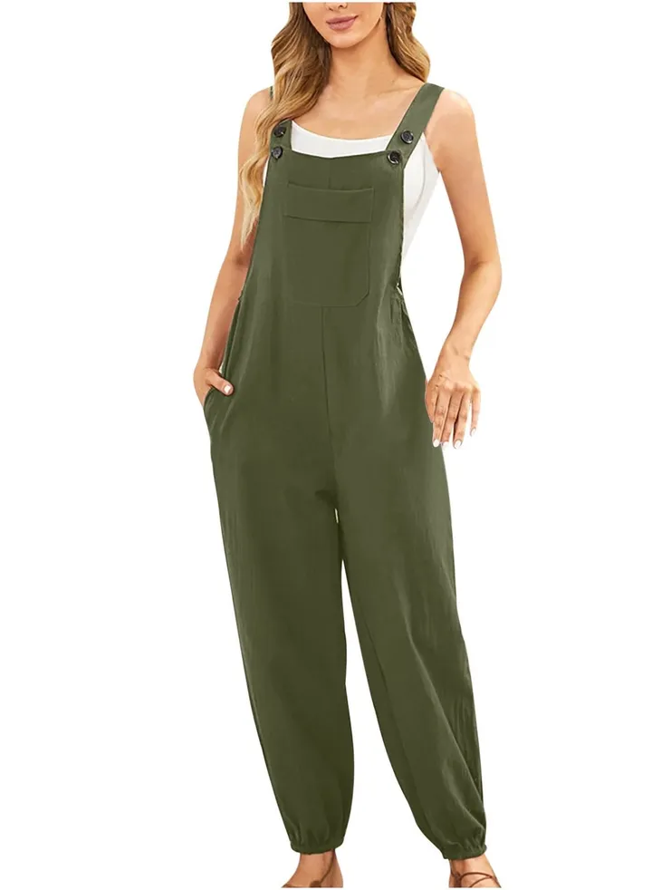 Women's New Fashion Suspenders Jumpsuit