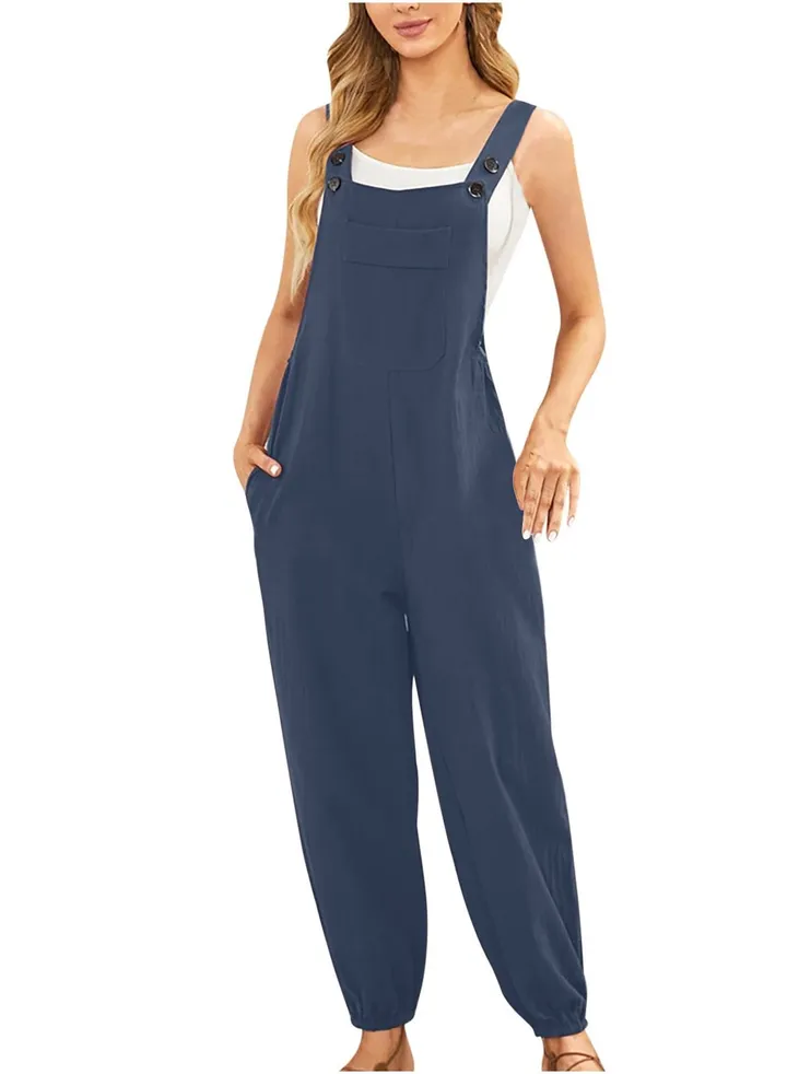 Women's New Fashion Suspenders Jumpsuit