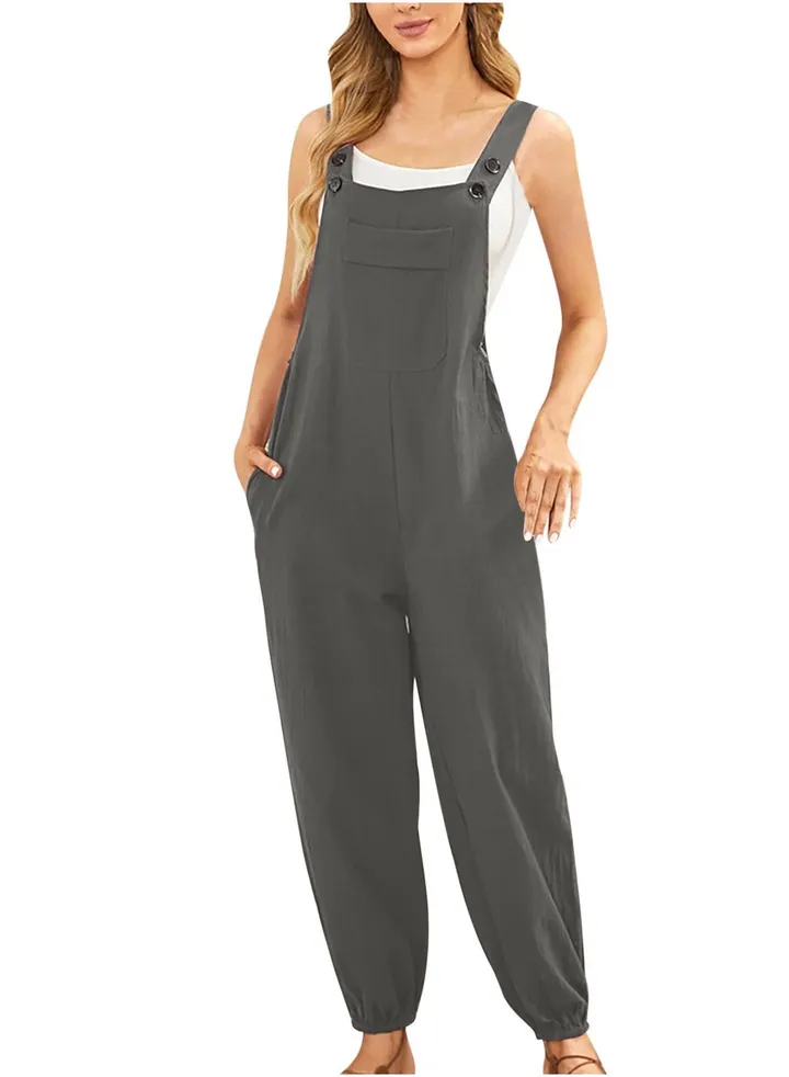 Women's New Fashion Suspenders Jumpsuit