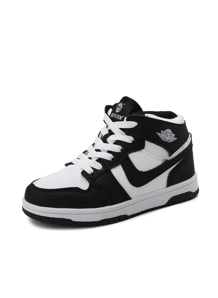 Sky View Kids Basketball Shoes Boys Girls High-Top Sneakers Non-Slip Sport Shoes