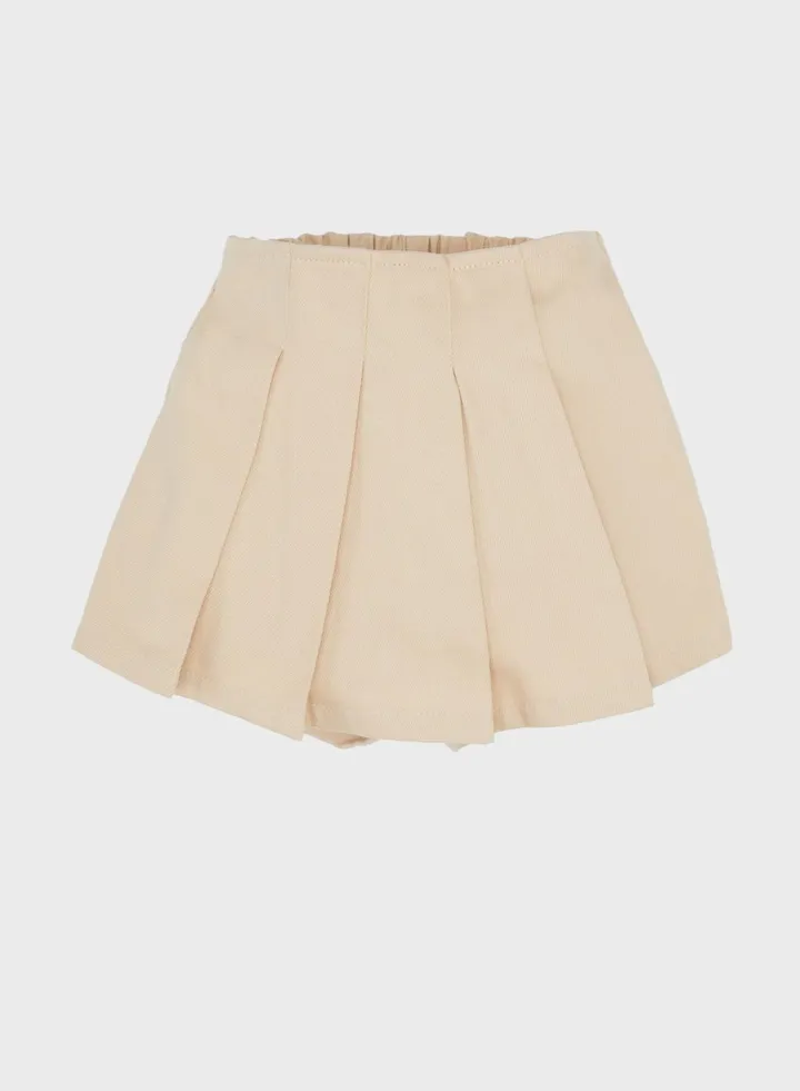 Baby Girl Gabardine Regular Fit Skirt