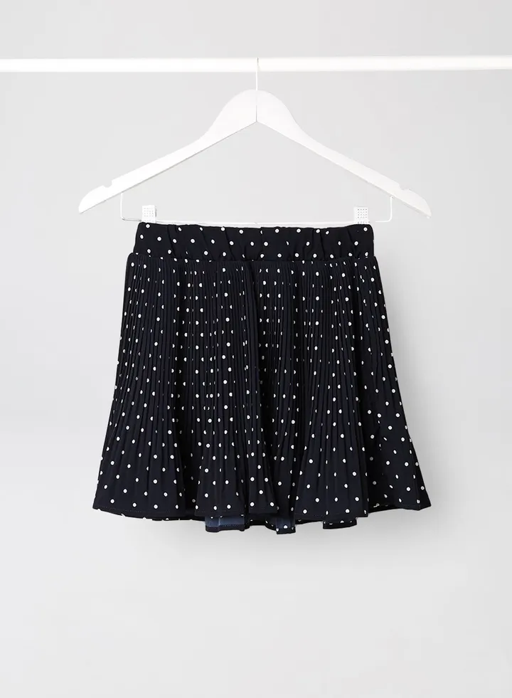 Teen Pleated Skirt Dark Sapphire