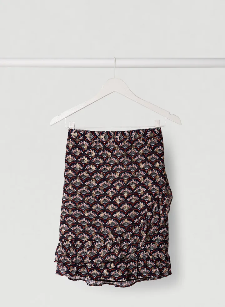 Konizabella Wrap Skirt Night Sky Kids Paisley