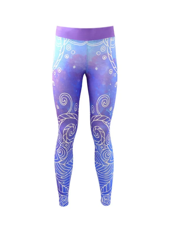 Casual Karma Tights Blue/Purple