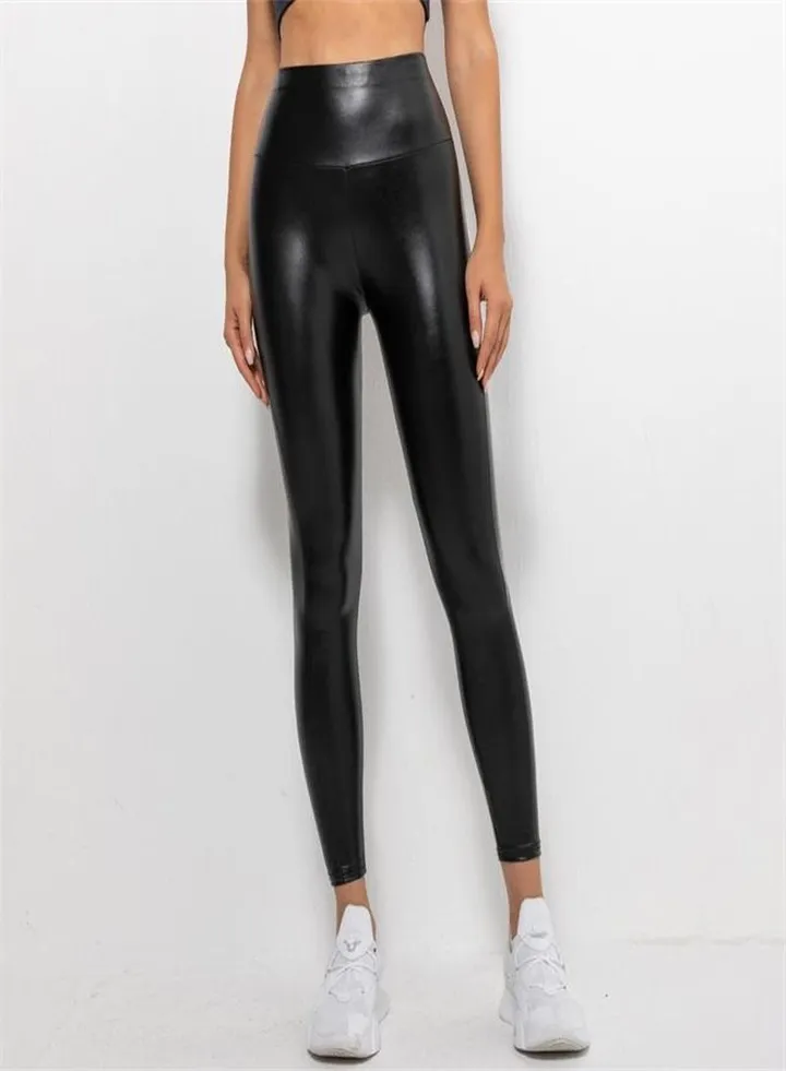 Solid Color Tight Fitness Yoga Pants Black